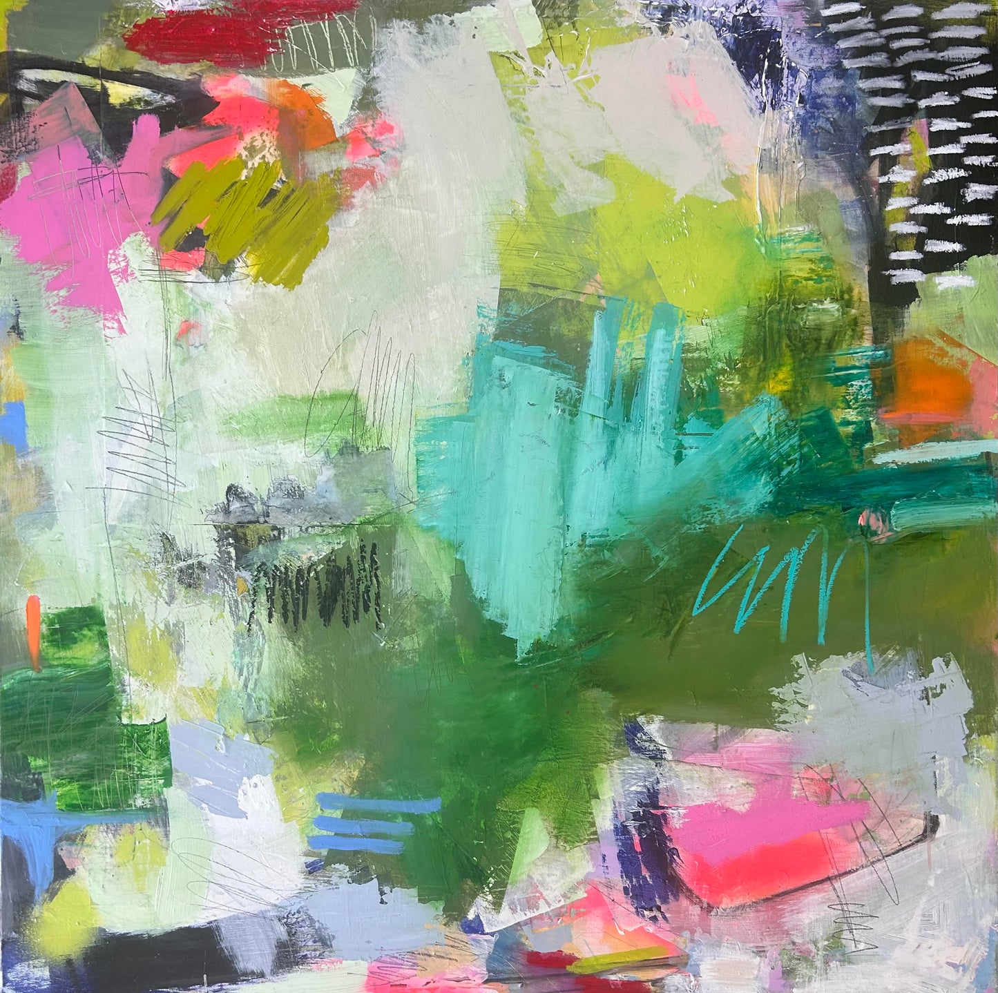 A Fool's Spring 36”x36”