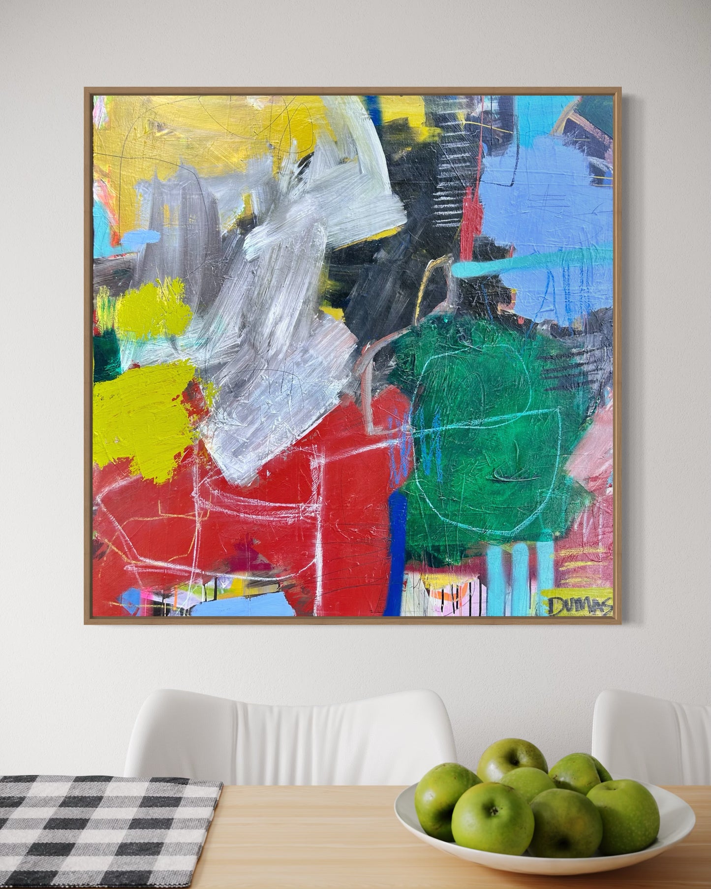 “Tortoise and the Hare" 36"x36"