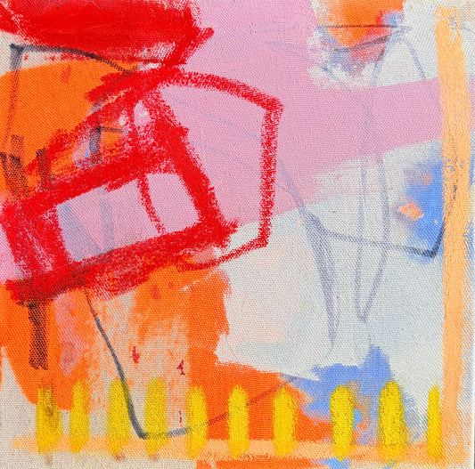 “The Other Side of the Fence” 10”x10”