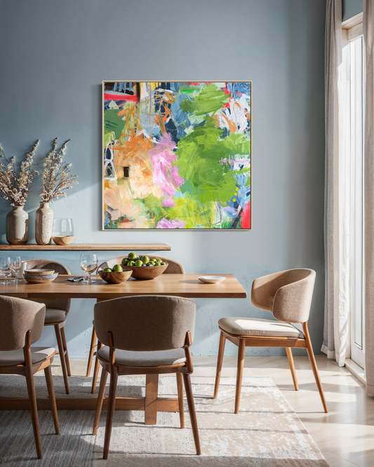 Commission order "Into the Thicket" 36"x36"