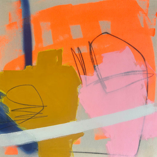"Wheels on the Bus" 20"x20"